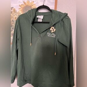 Champion Green Athletic Hoodie